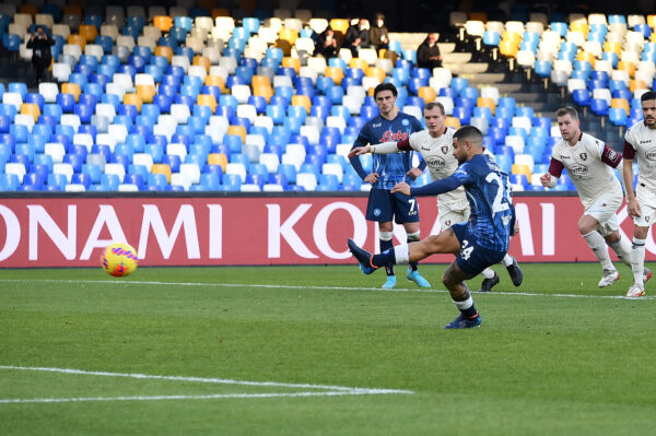 Insigne Napoli Salernitana rigore