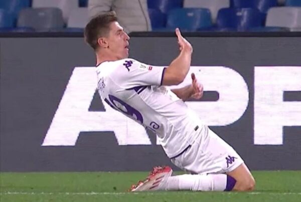 Piatek Napoli Fiorentina