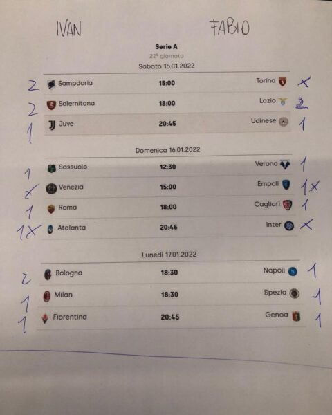 zazzaroni caressa pronostico bologna napoli