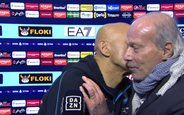 Spalletti Sabatini bacio