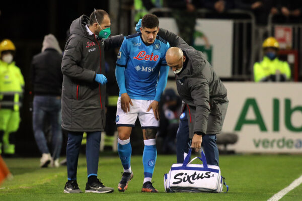 Napoli Barcellona infortuni