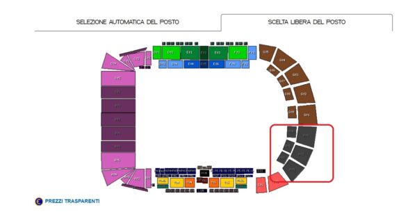 Stadio Atalanta biglietti esauriti settore ospiti