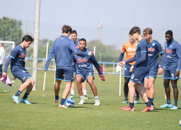 Napoli allenamento