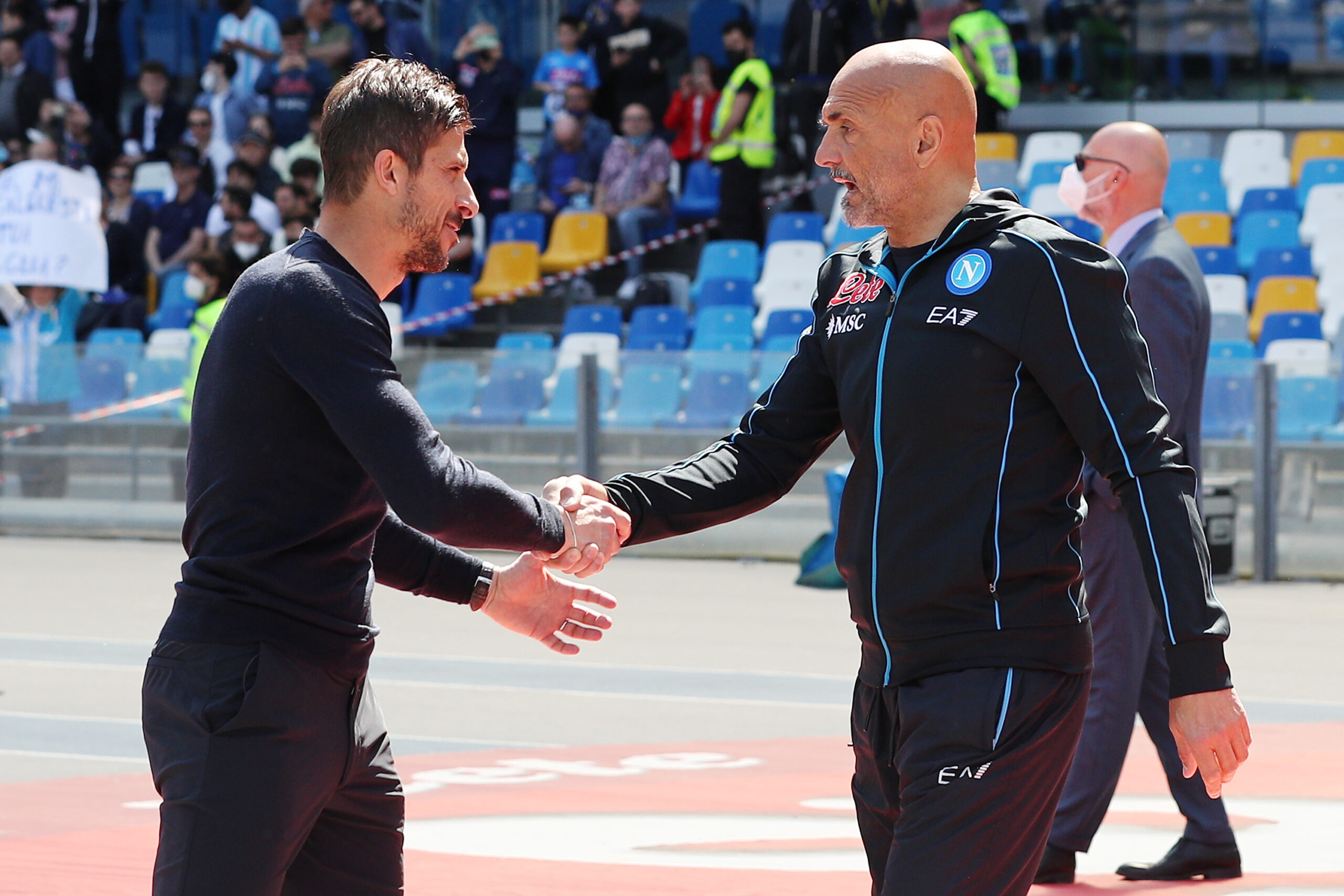 Spalletti e Dionisi prima di Napoli Sassuolo