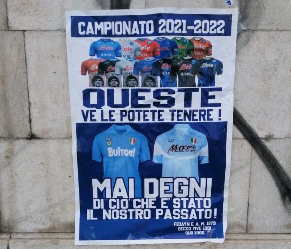Contestazione Ultras Napoli Maglie