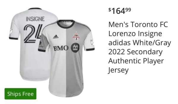 maglia Insigne Toronto