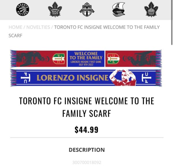 Sciarpa Insigne Toronto