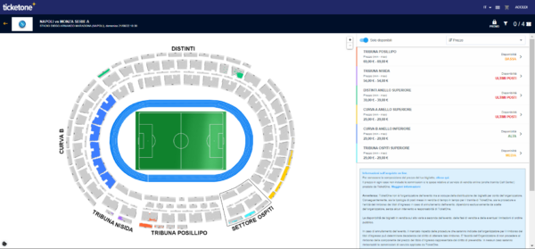 Biglietti Napoli Monza