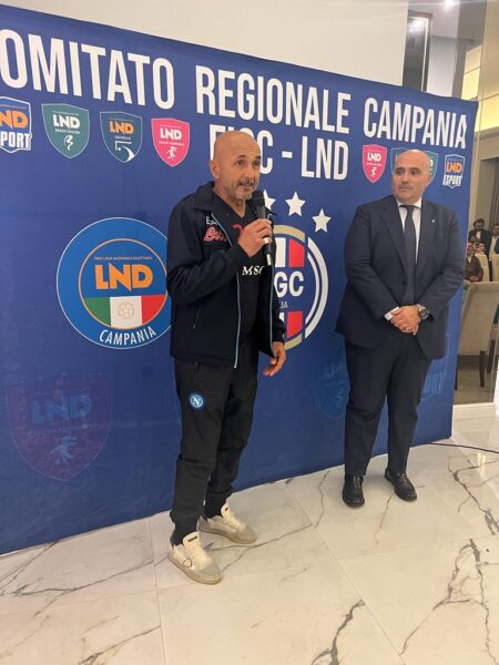 Spalletti Cerimonia di premiazione delle società campane