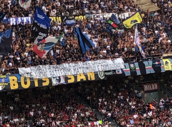 Striscione Inter