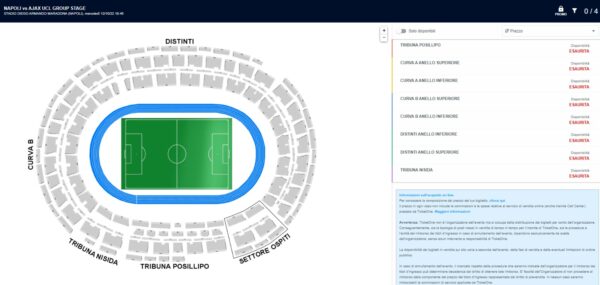 Biglietti Napoli Ajax