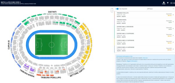 Biglietti Napoli Bologna