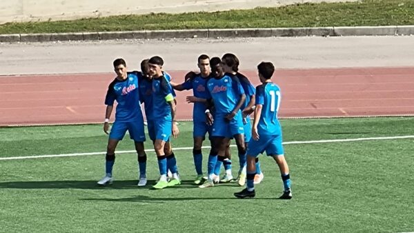 Napoli-Ajax, esultanza dopo il gol di Russo