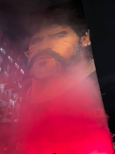 Maradona, fiaccolata, San Giovanni