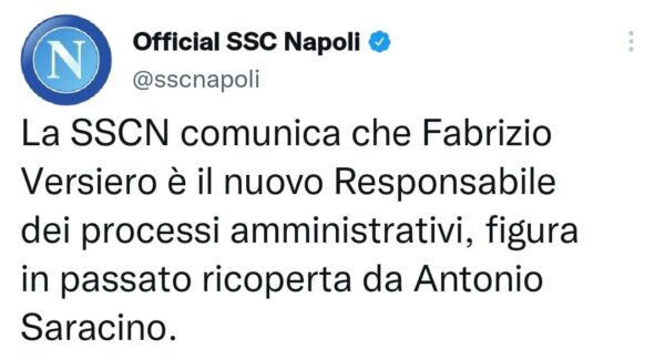 Twitter Napoli Società