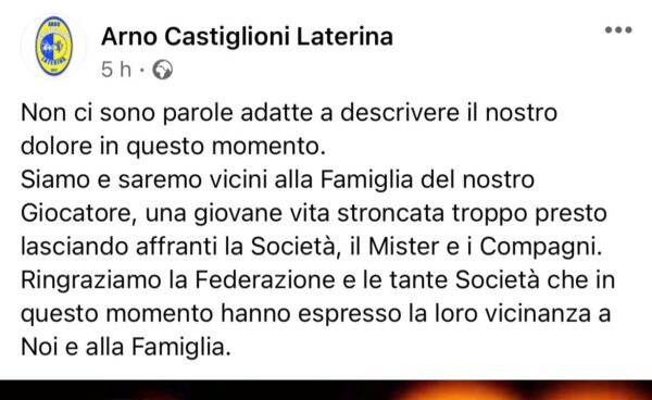 Facebook Arno Castiglioni Laterina