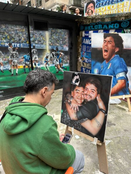 napoli artista di strda
