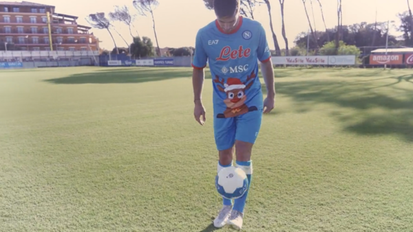 Napoli, maglia Natale