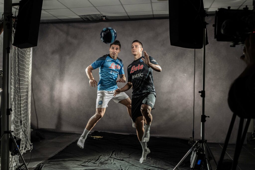 Backstage calendario Napoli