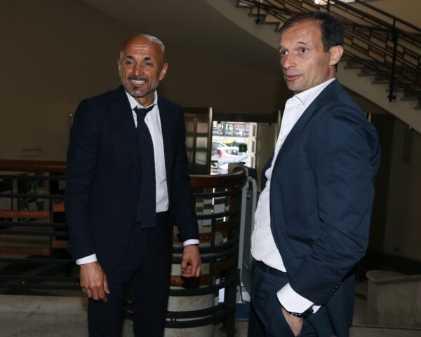 Spalletti Allegri conferenza stampa Napoli Juventus