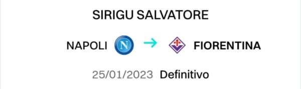 Sirigu Fiorentina