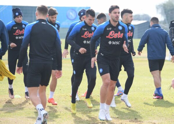 Allenamento Napoli