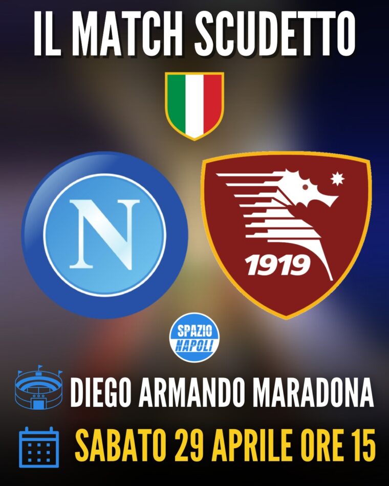 Napoli Salernitana Partita Scudetto