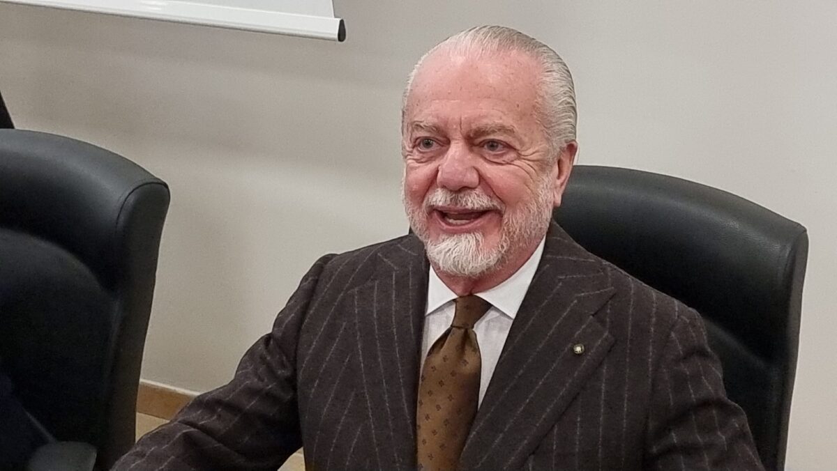 De Laurentiis presente all’inaugurazione della prima cattedra universitaria dedicata alla “Giuridicità delle regole del calcio“