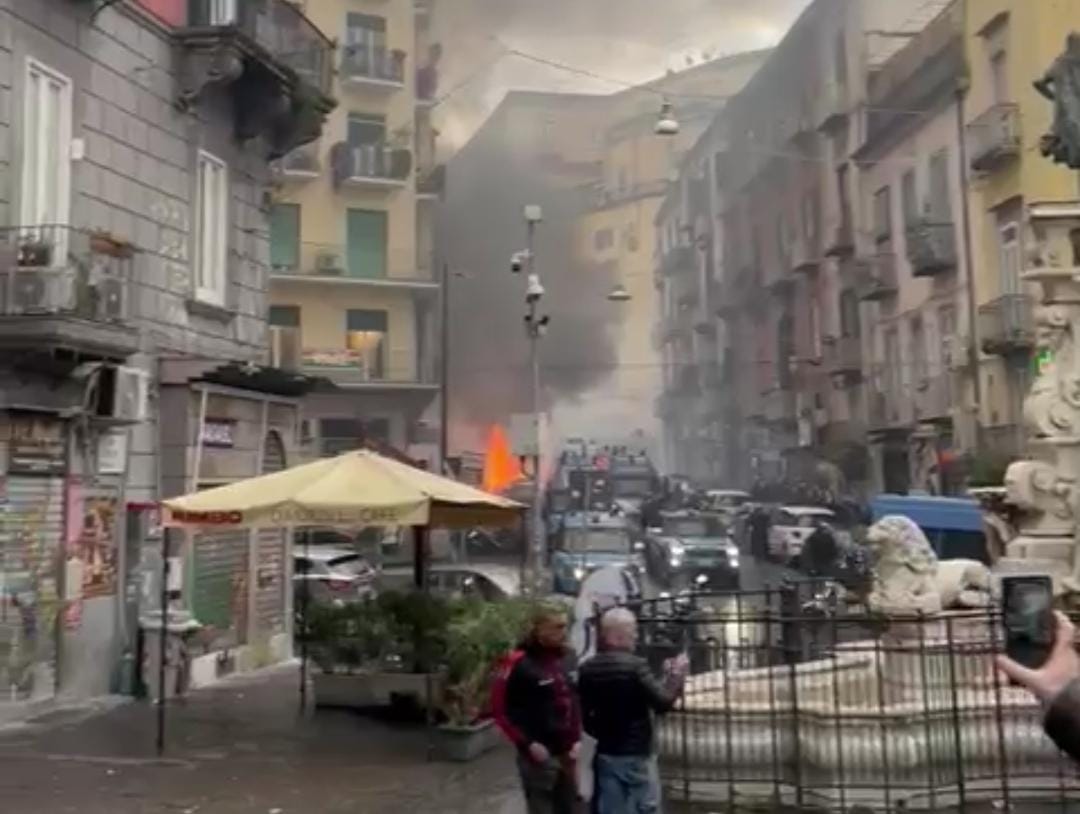 Scontri Ultras Napoli Eintracht Francoforte