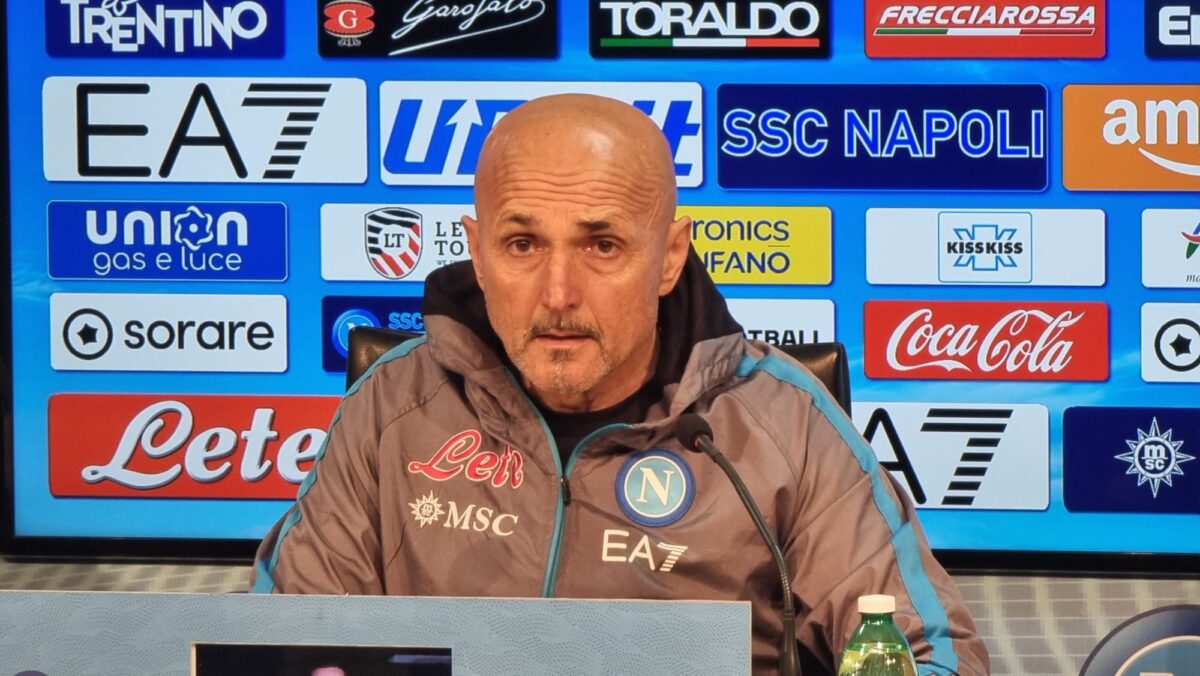 Luciano Spalletti in conferenza