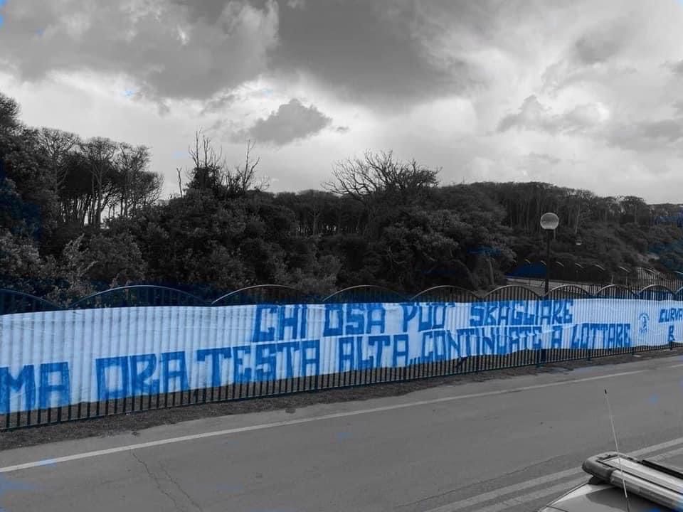 Striscione Tifosi Napoli