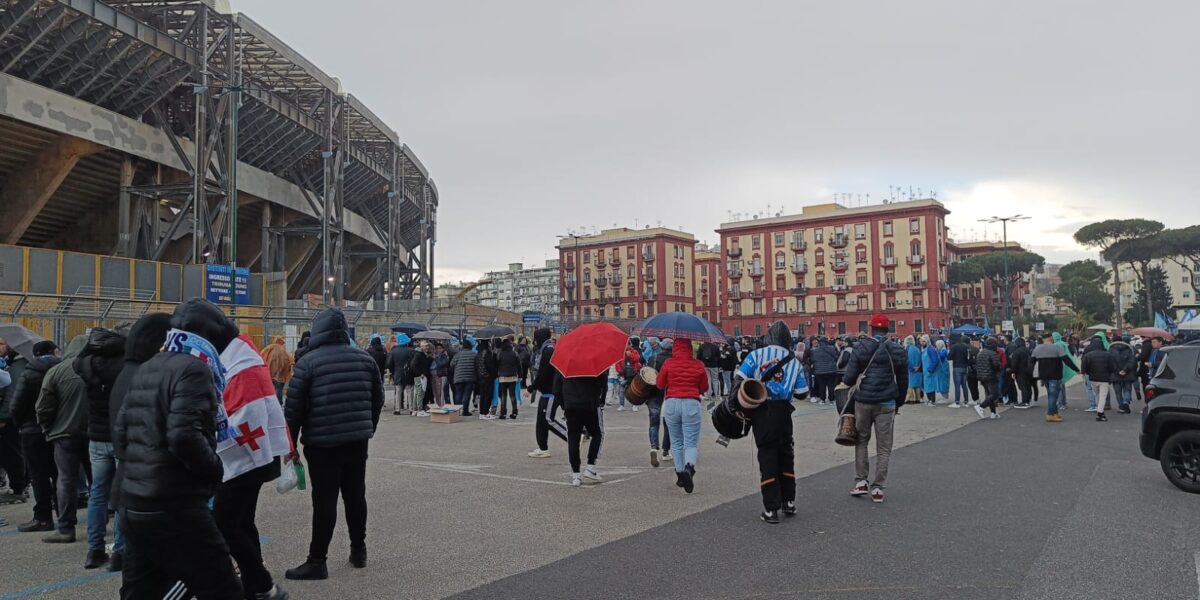 Napoli Milan Tifosi Stadio
