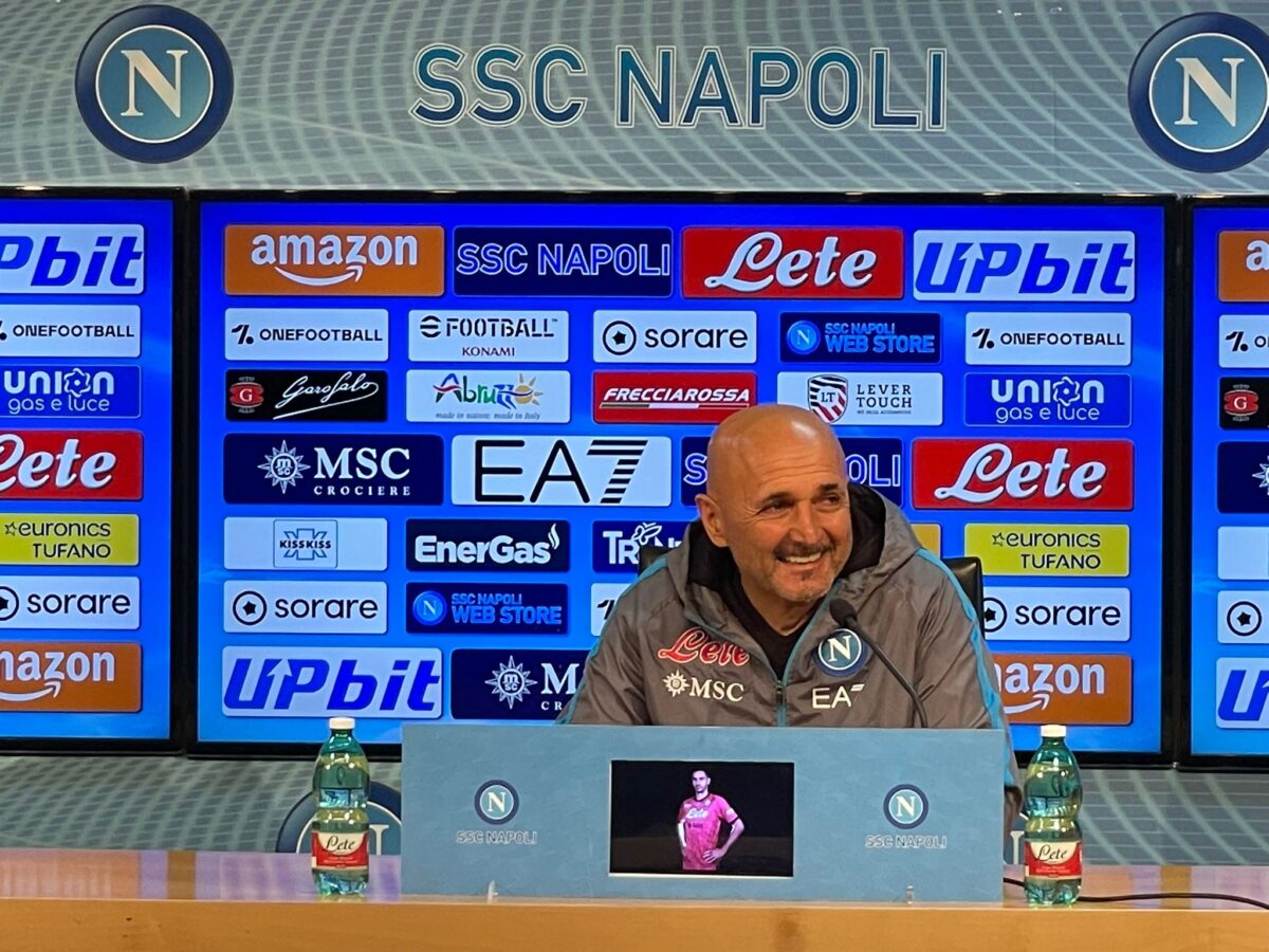 La conferenza stampa di Luciano Spalletti alla vigilia di Napoli-Verona di campionato