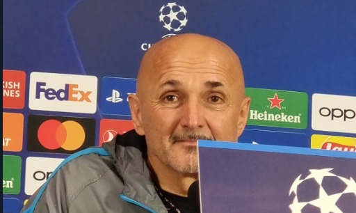 Luciano Spalletti in conferenza stampa dopo Milan-Napoli