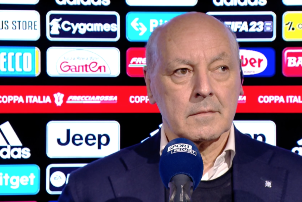 Marotta parla in mixed zone