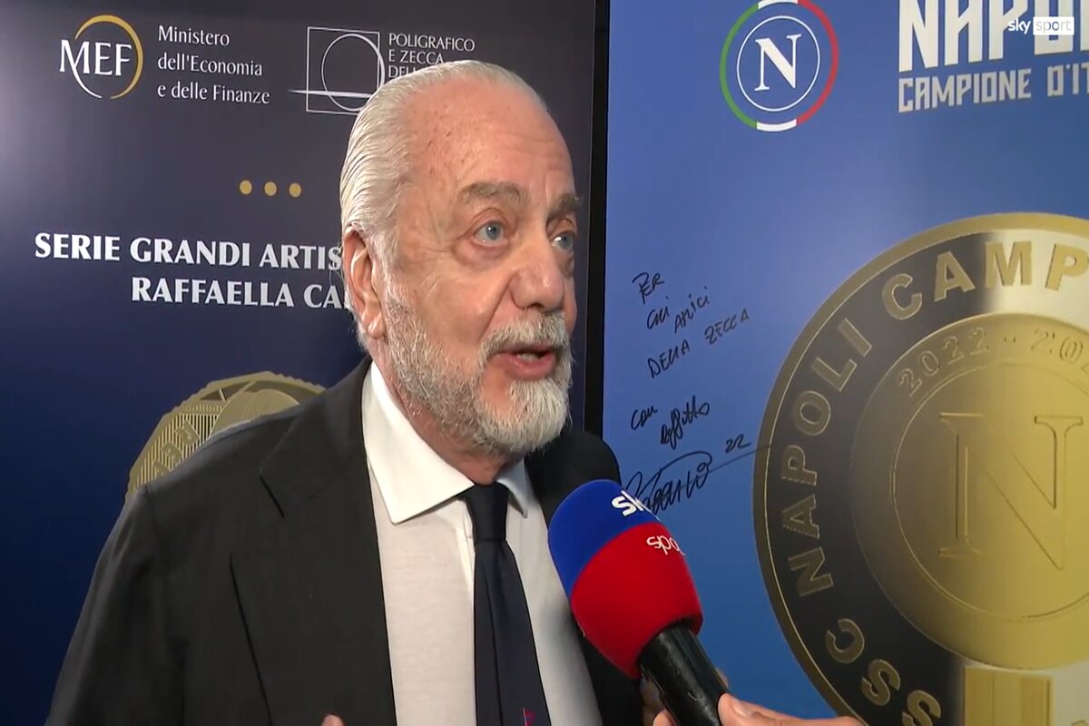 Aurelio De Laurentiis intervistato a Sky