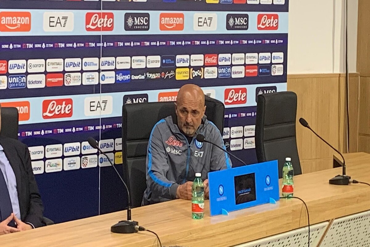 Spalletti in conferenza stampa post Napoli Inter