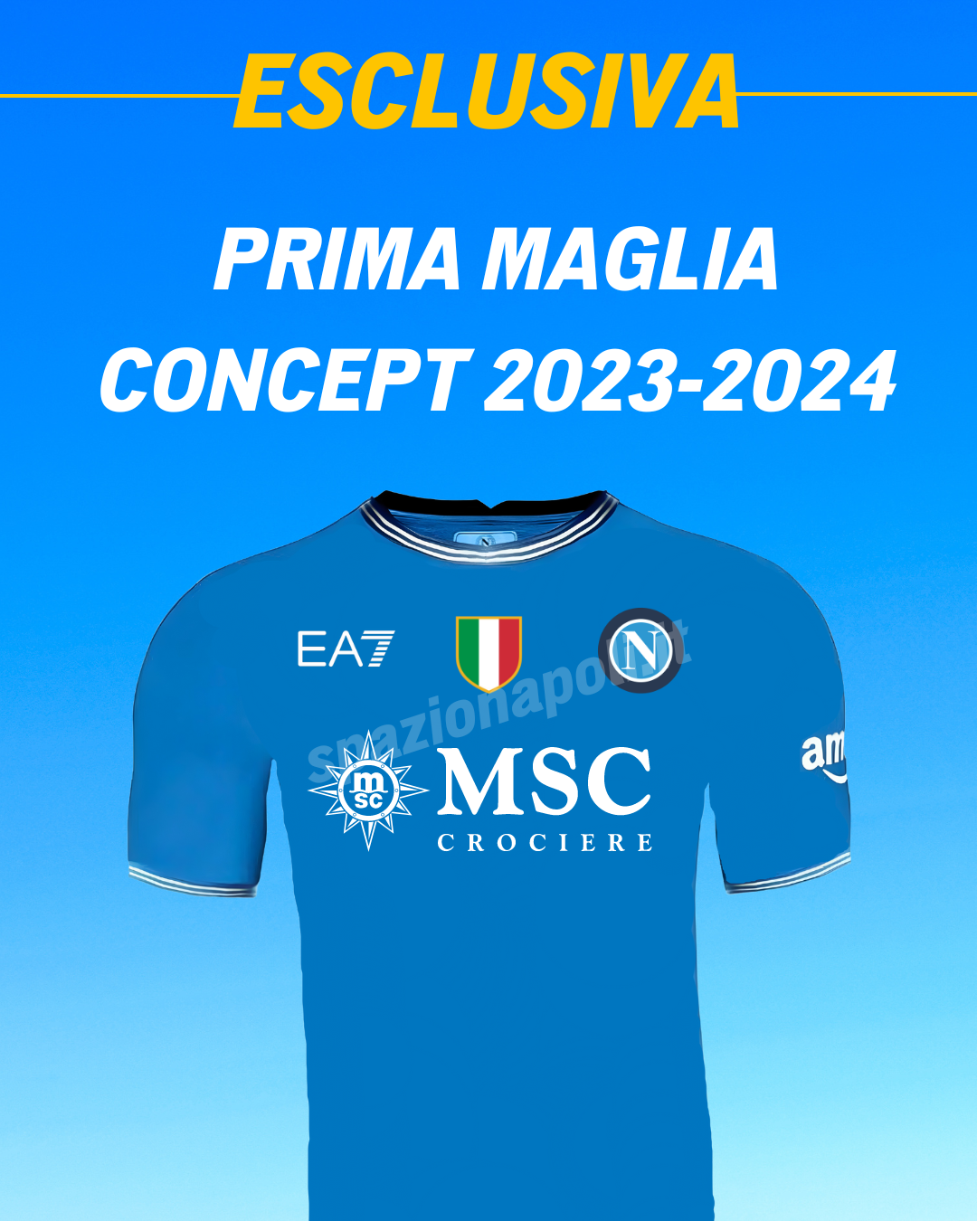 Prima maglia Napoli 2023/2024