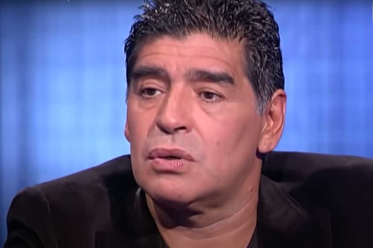 Ritratto di Maradona in vendita