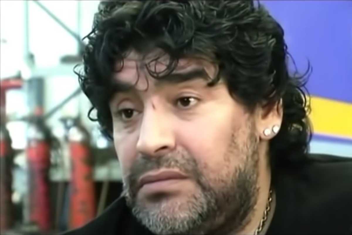 Ritratto di Maradona in vendita