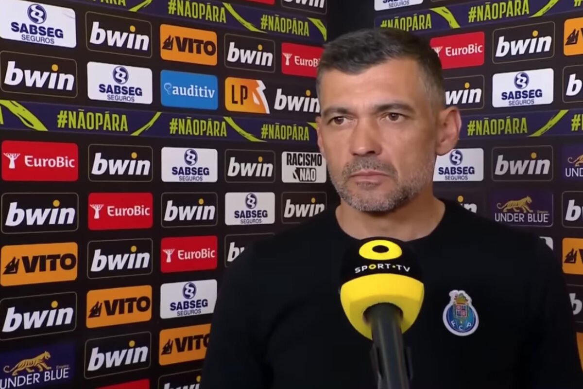 Sergio Conceicao intervistato dopo una partita con il Porto