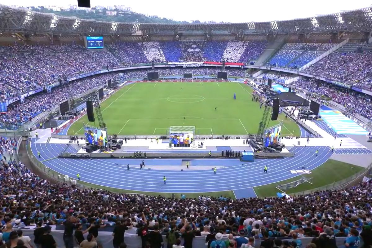 Lavori Stadio Maradona