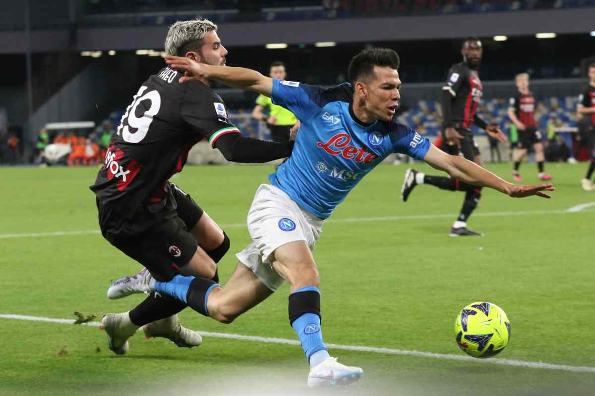 Lozano Napoli calciomercato Chivas