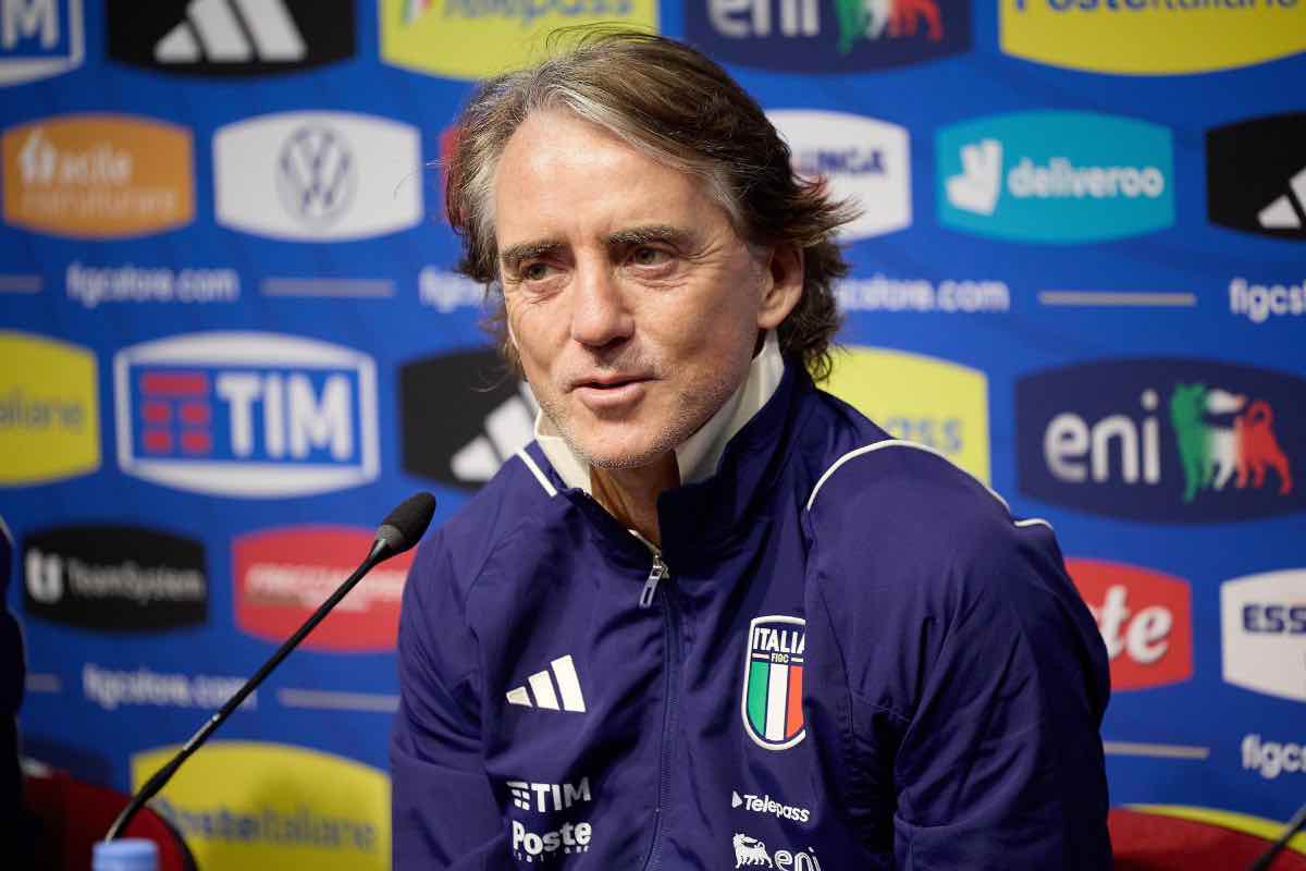 Roberto Mancini in conferenza