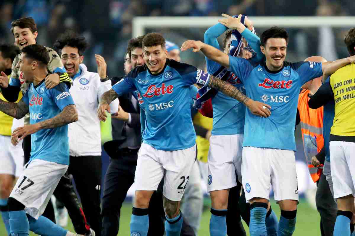 Multa a Napoli e Politano per festeggiamenti post Udinese Napoli