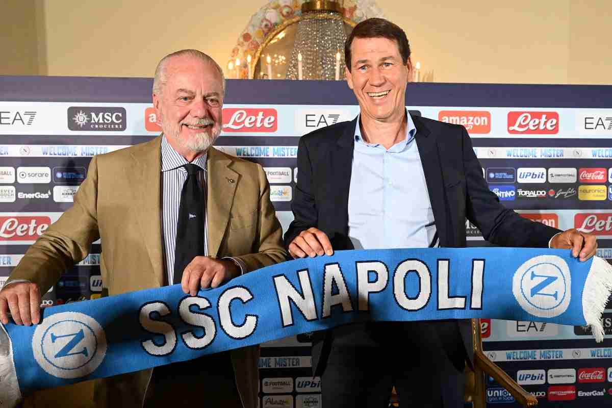 Aurelio De Laurentiis e Rudi Garcia Napoli