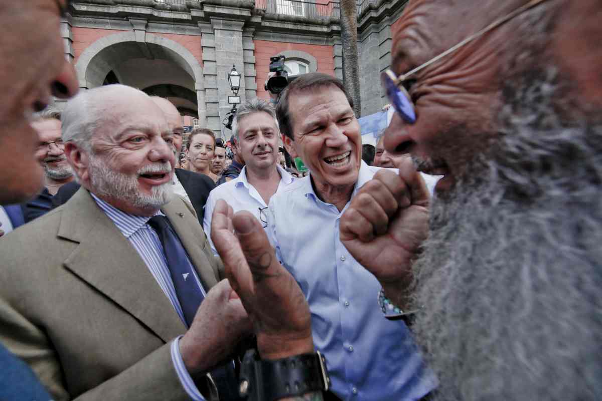 De Laurentiis e Garcia Incontrano I Tifosi