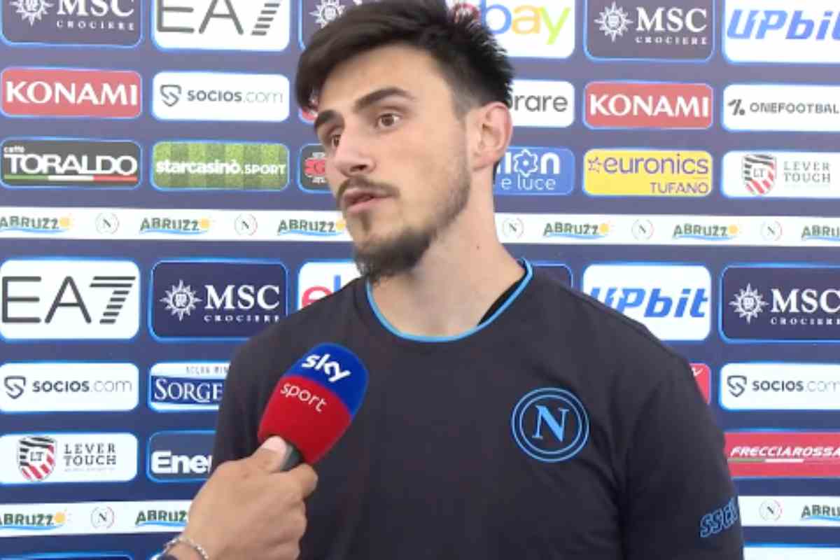 Elmas intervistato ai microfoni di Sky Sport