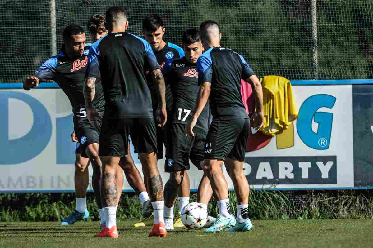 Il Napoli si ritrova a Castel Volturno