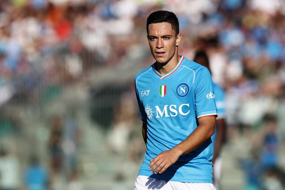 Napoli Giacomo Raspadori in campo